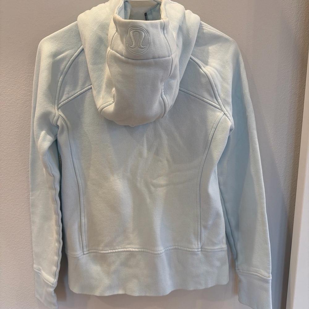 Lululemon Scuba Full Zip Light Blue